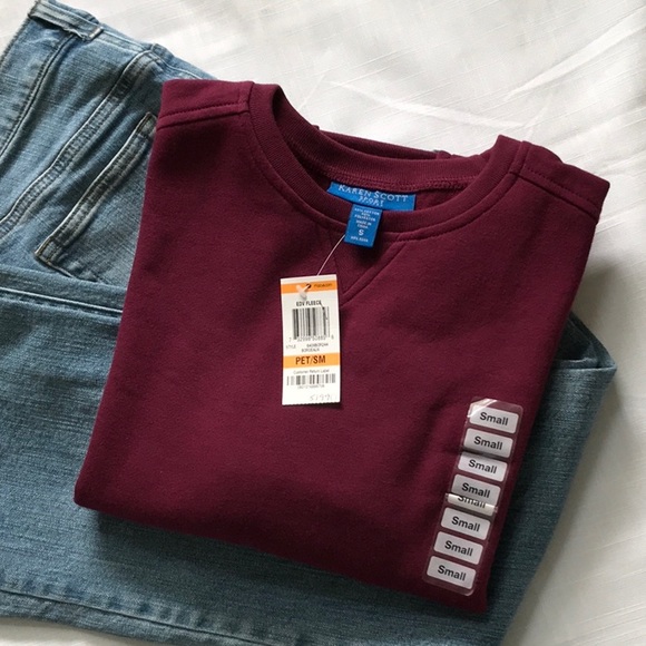 Karen Scott Sweaters - KAREN SCOTT SPORT SIZE PS EVERYDAY FLEECE SWEATER